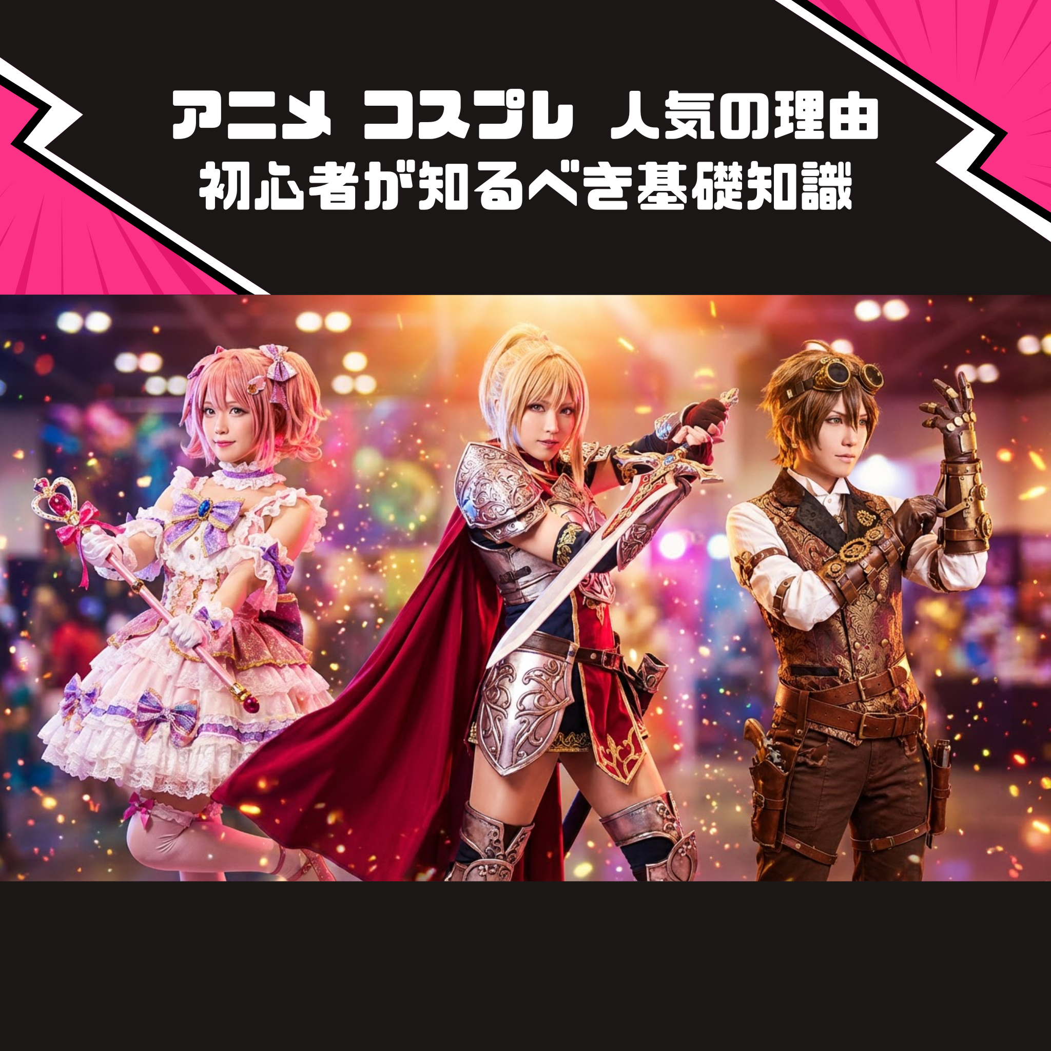 アニメ コスプレ 人気の理由:初心者が知るべき基礎知識