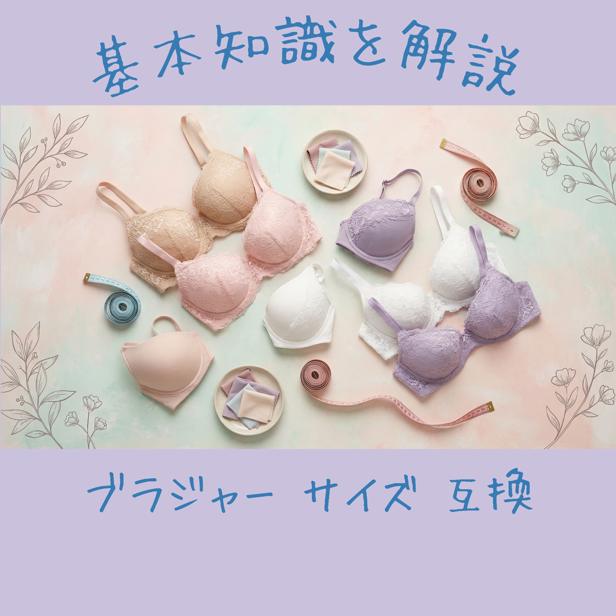 ブラジャー サイズ 互換:基本知識を解説