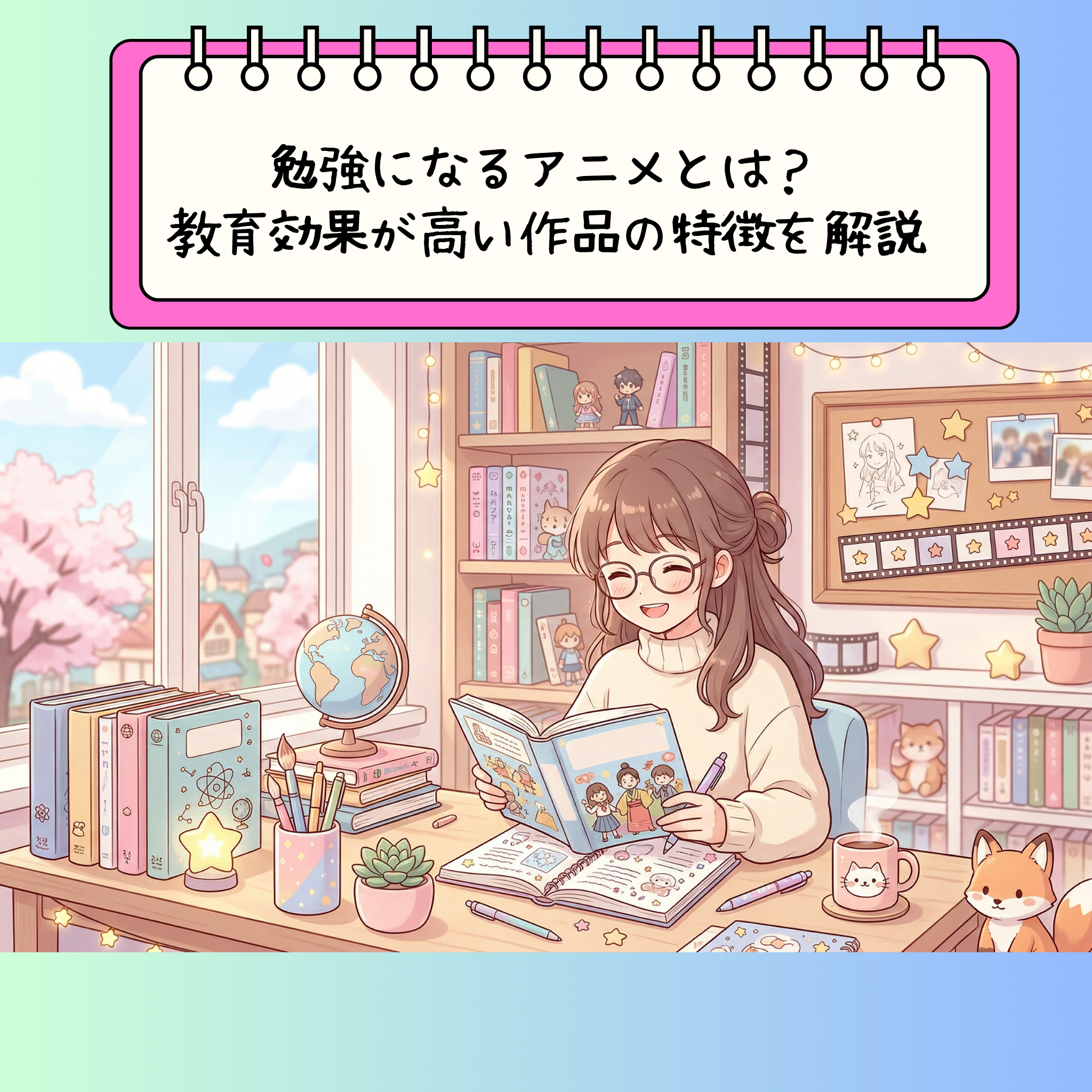 勉強になるアニメとは?教育効果が高い作品の特徴を解説