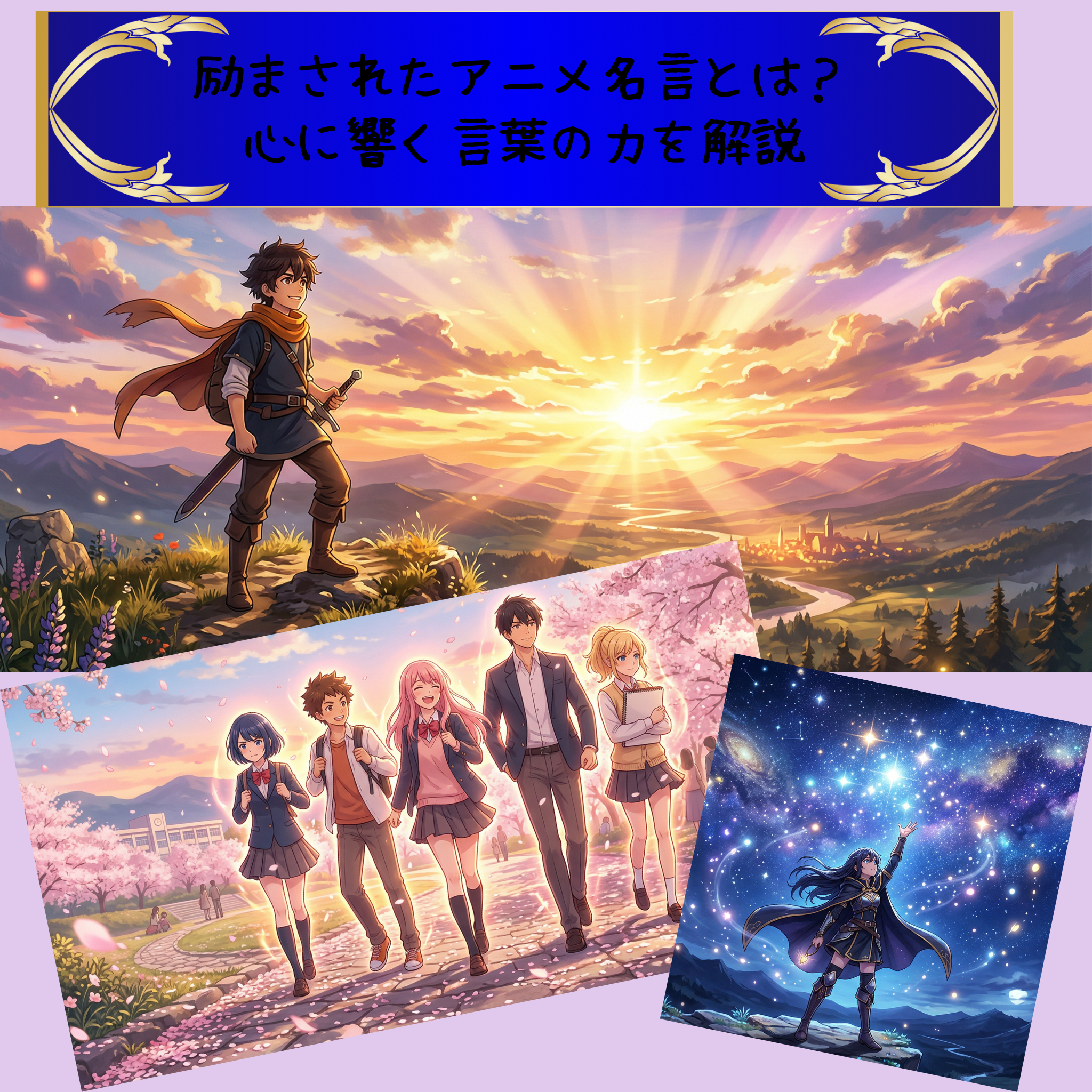 励まされたアニメ名言とは?心に刻まれる言葉の力を解説