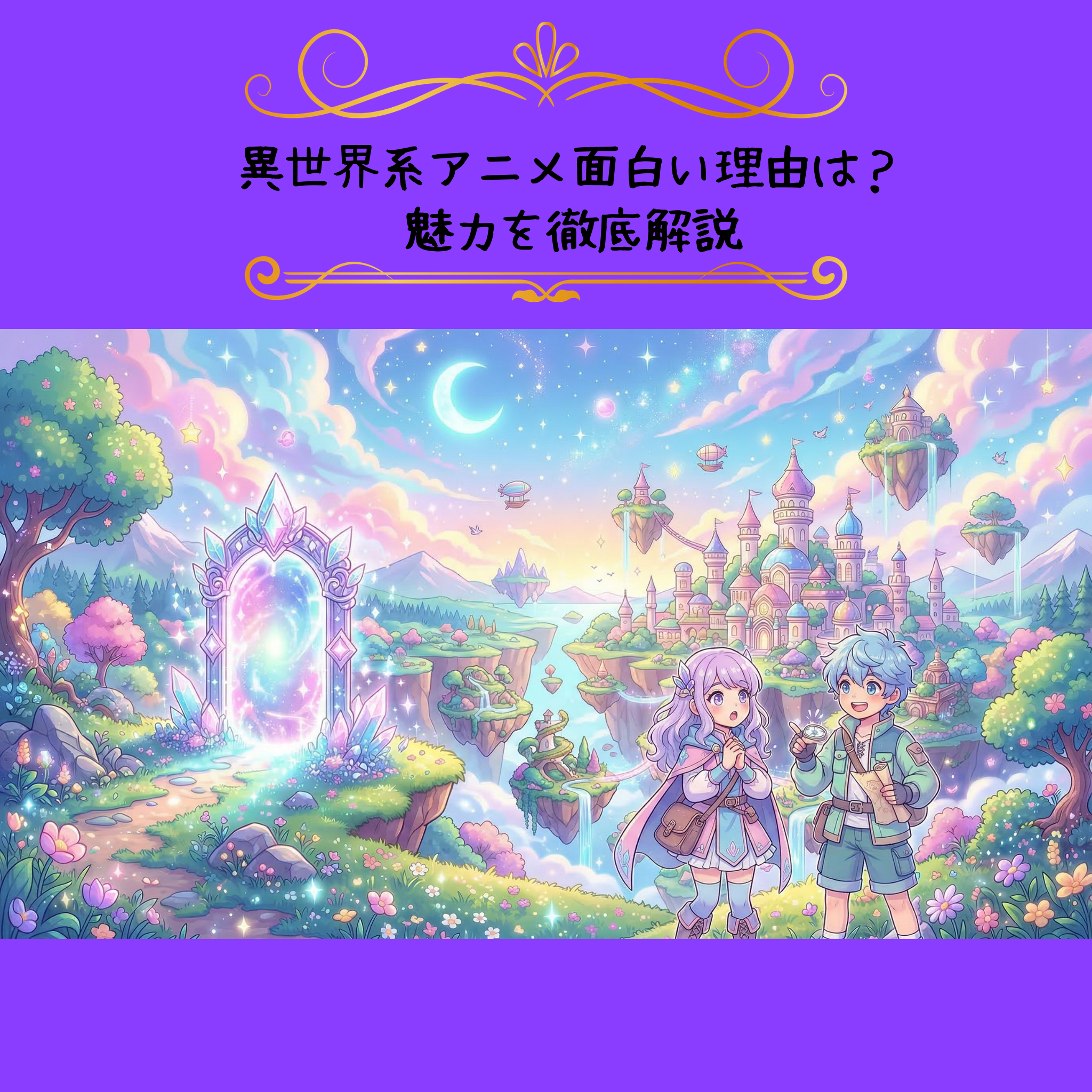 異世界系アニメ面白い理由とは?魅力を徹底解説