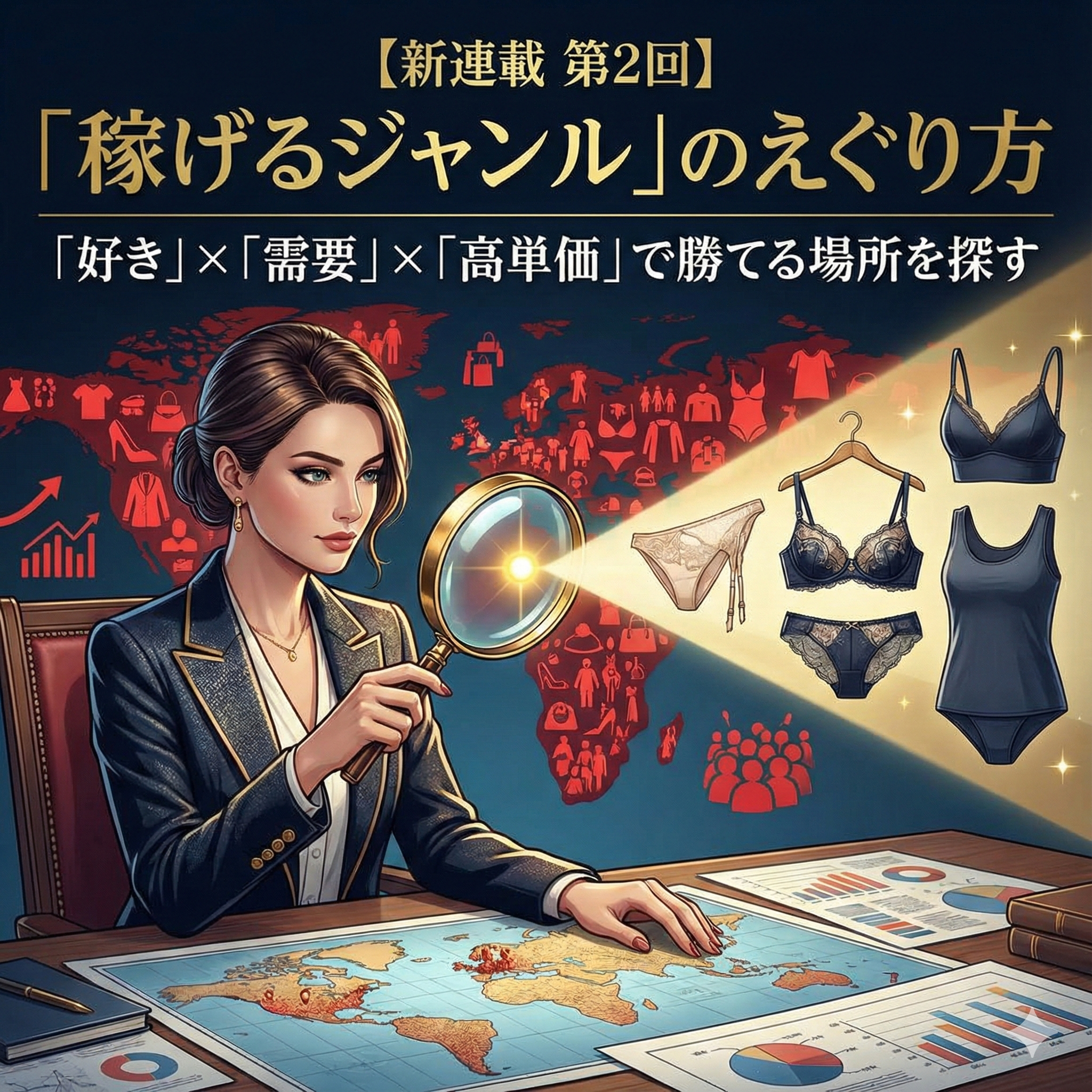 「稼げるジャンル」のえぐり方: 「好き」×「需要」×「高単価」で勝てる場所を探す