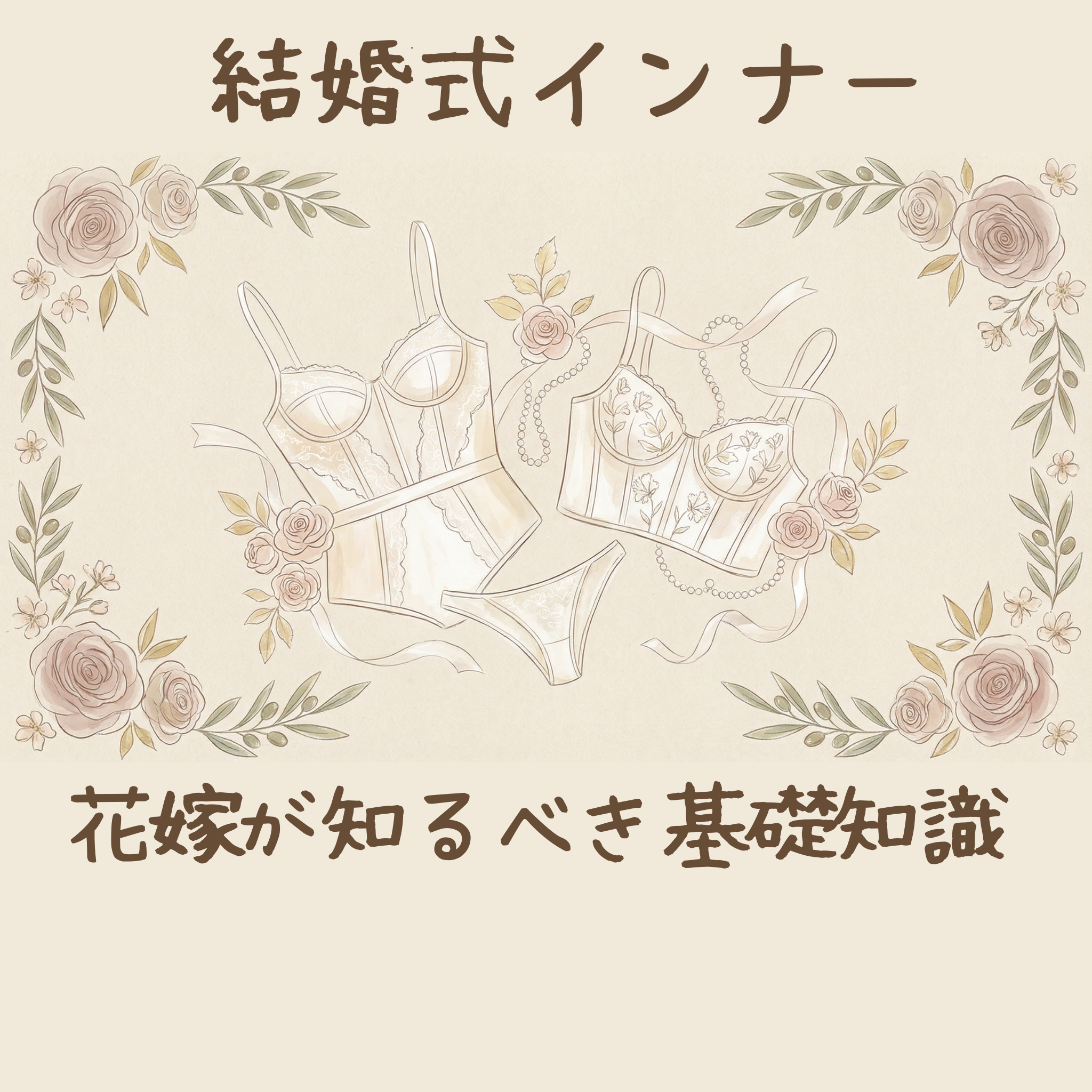 結婚式 インナー:花嫁が知るべき基礎知識