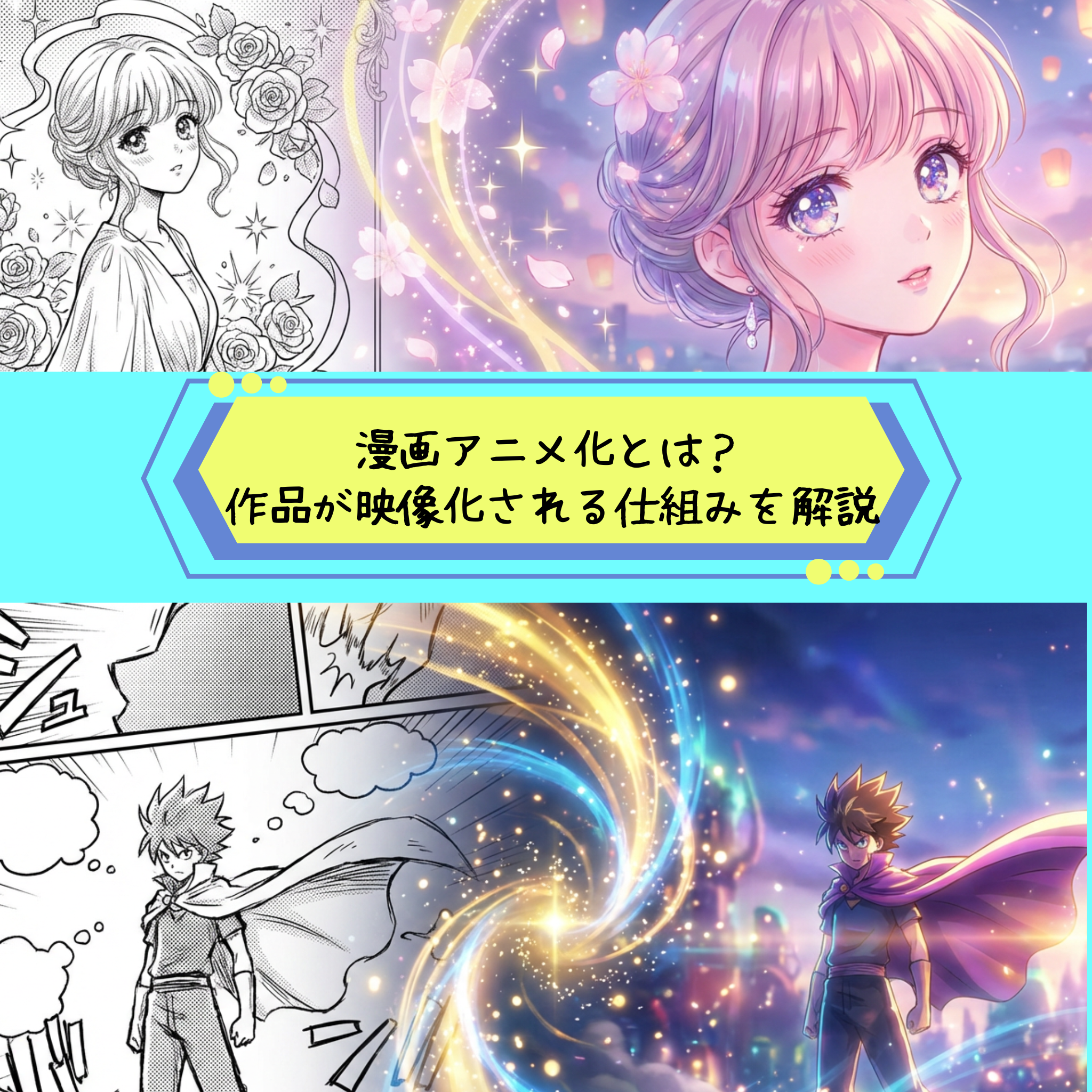 漫画アニメ化とは?作品が映像化される仕組みを解説