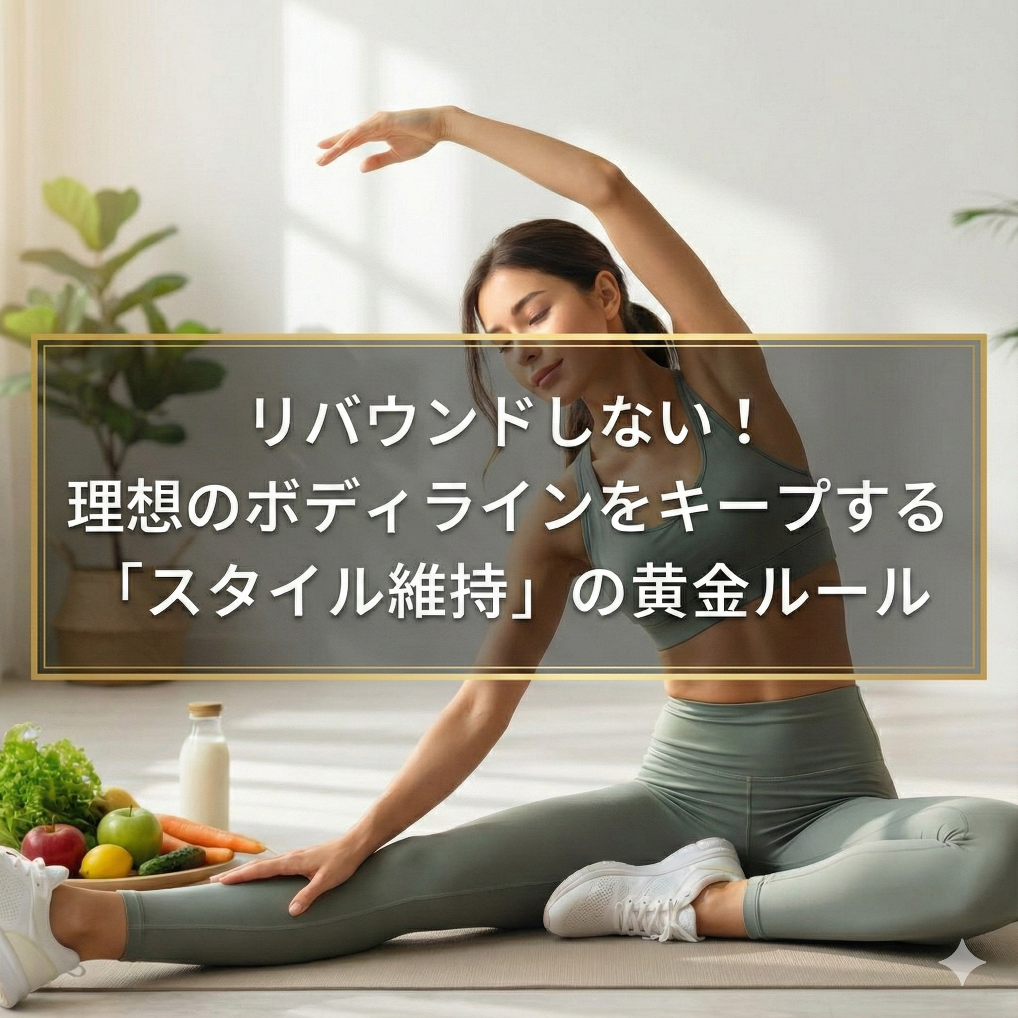 もうリバウンドしない!理想のボディラインをキープする「スタイル維持」の黄金ルール
