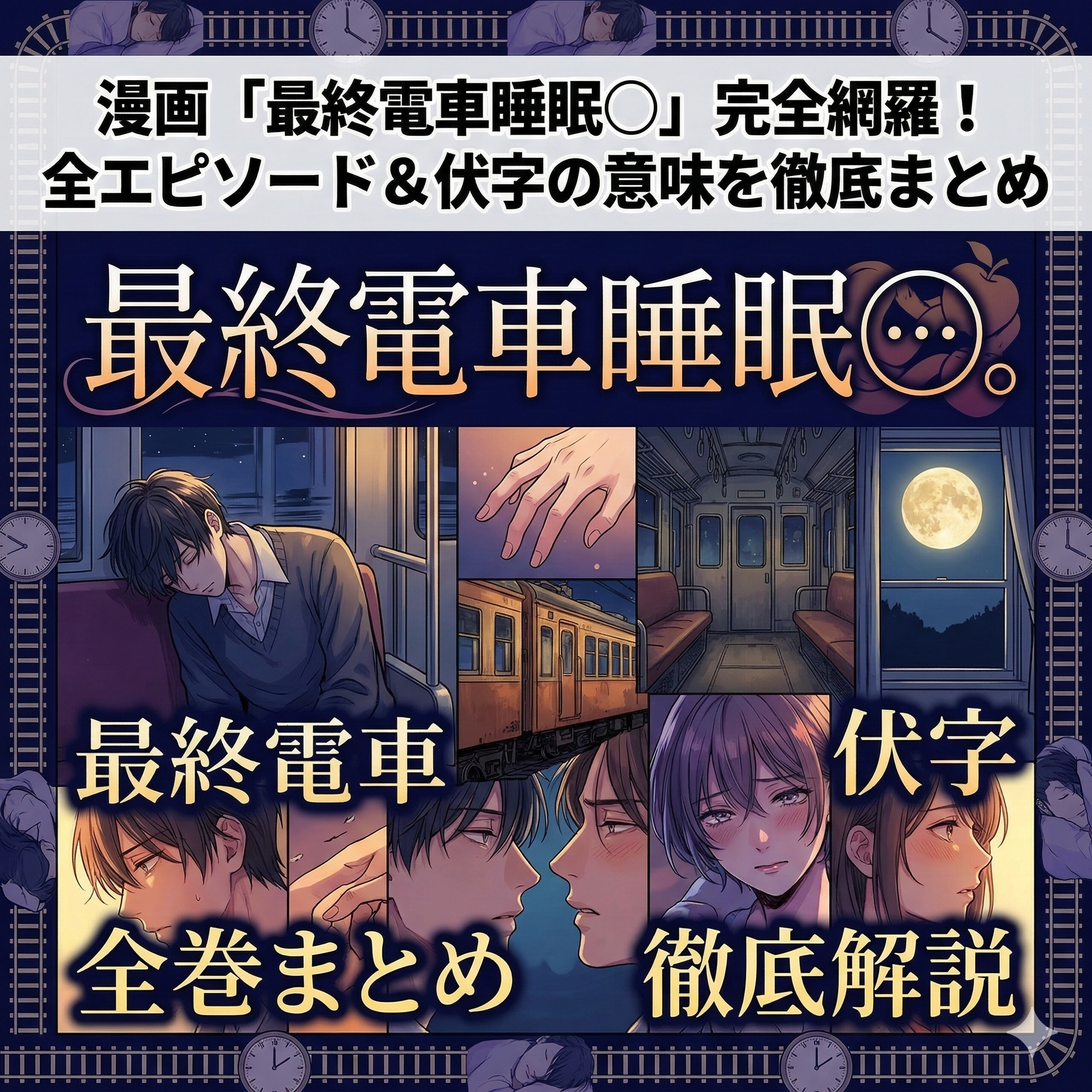 漫画『最終電車睡眠○』徹底解説ガイド