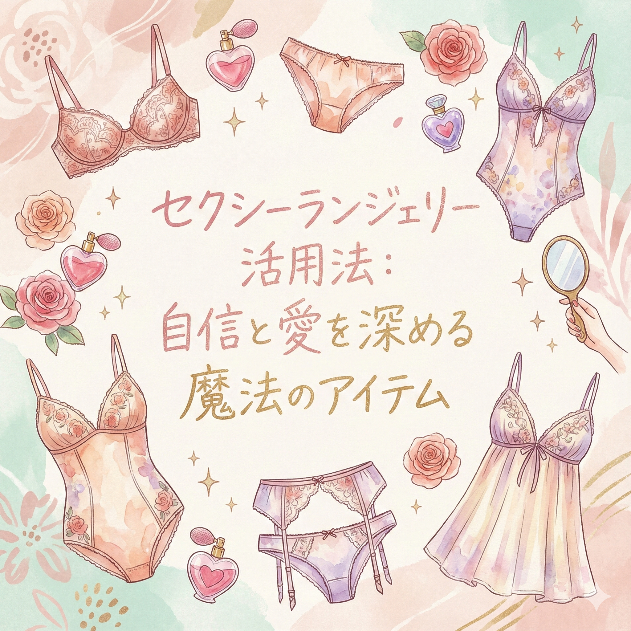 セクシーランジェリー活用法:自信と愛を深める魔法のアイテム
