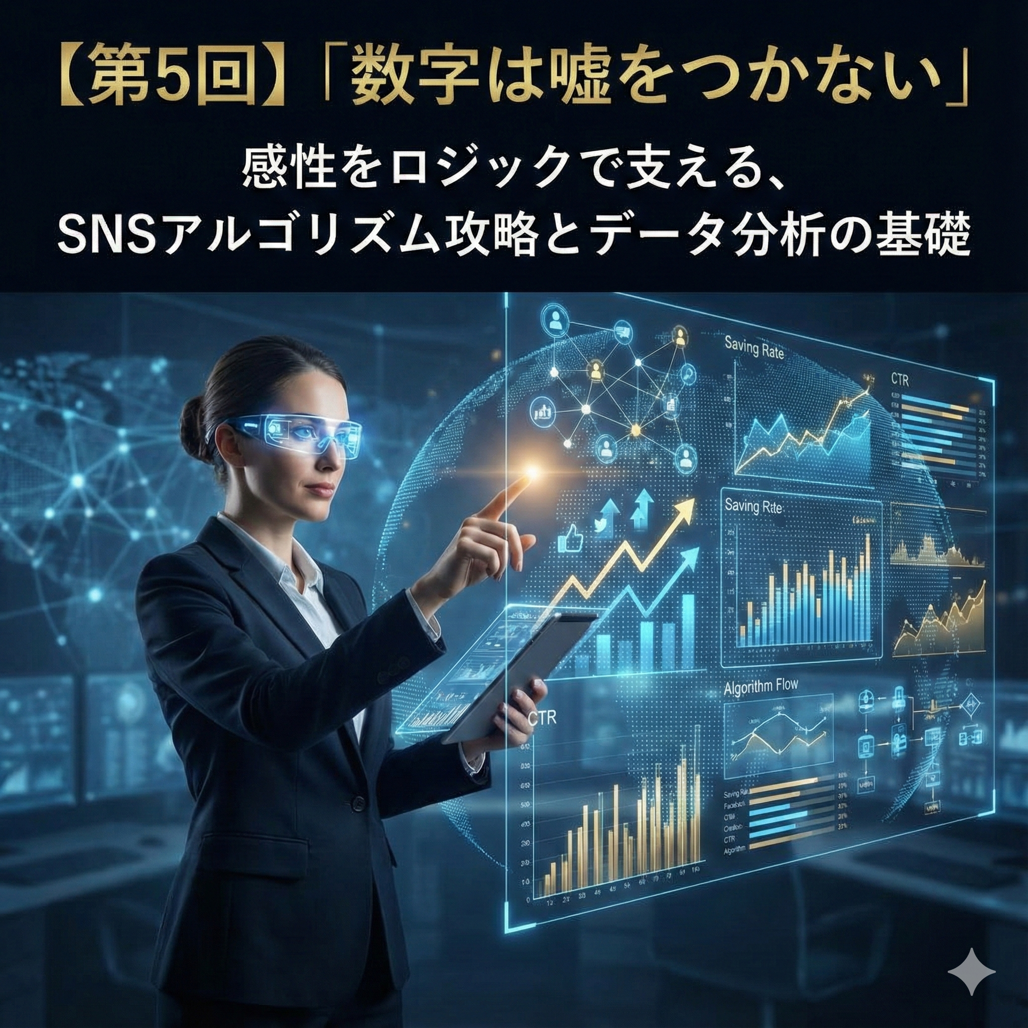 「数字は嘘をつかない」: 感性をロジックで支える、SNSアルゴリズム攻略とデータ分析の基礎