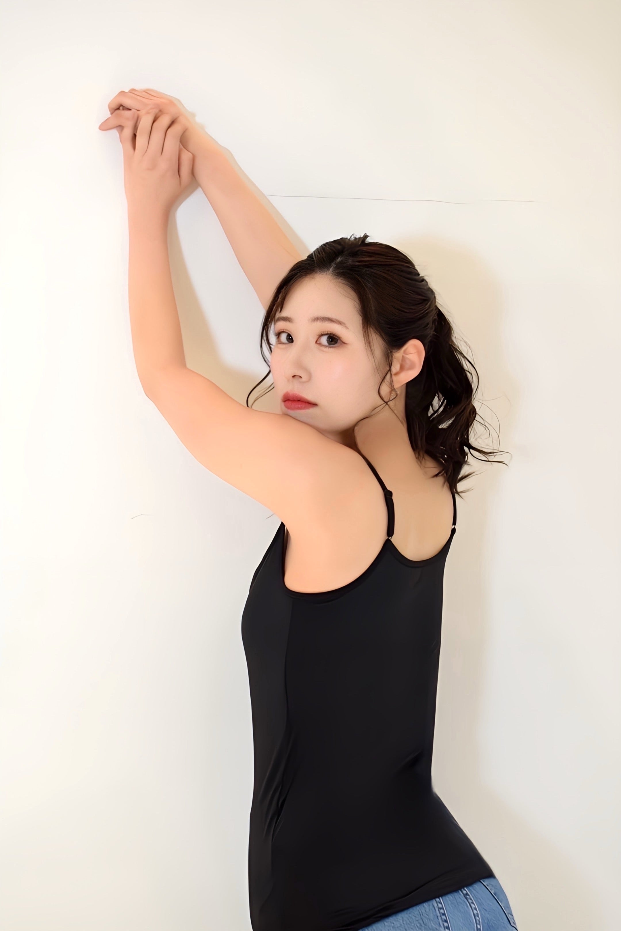 美シルエット冷感キャミソール(サラサラ生地)