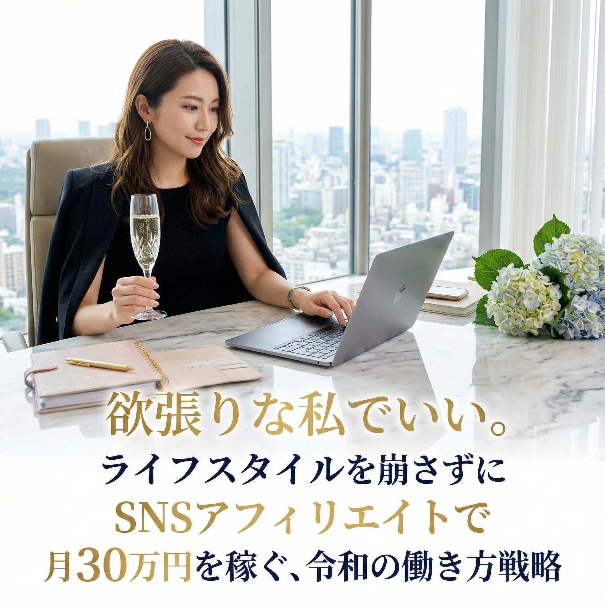 欲張りな私でいい。 ライフスタイルを崩さずにSNSアフィリエイトで月30万円を稼ぐ、令和の働き方戦略