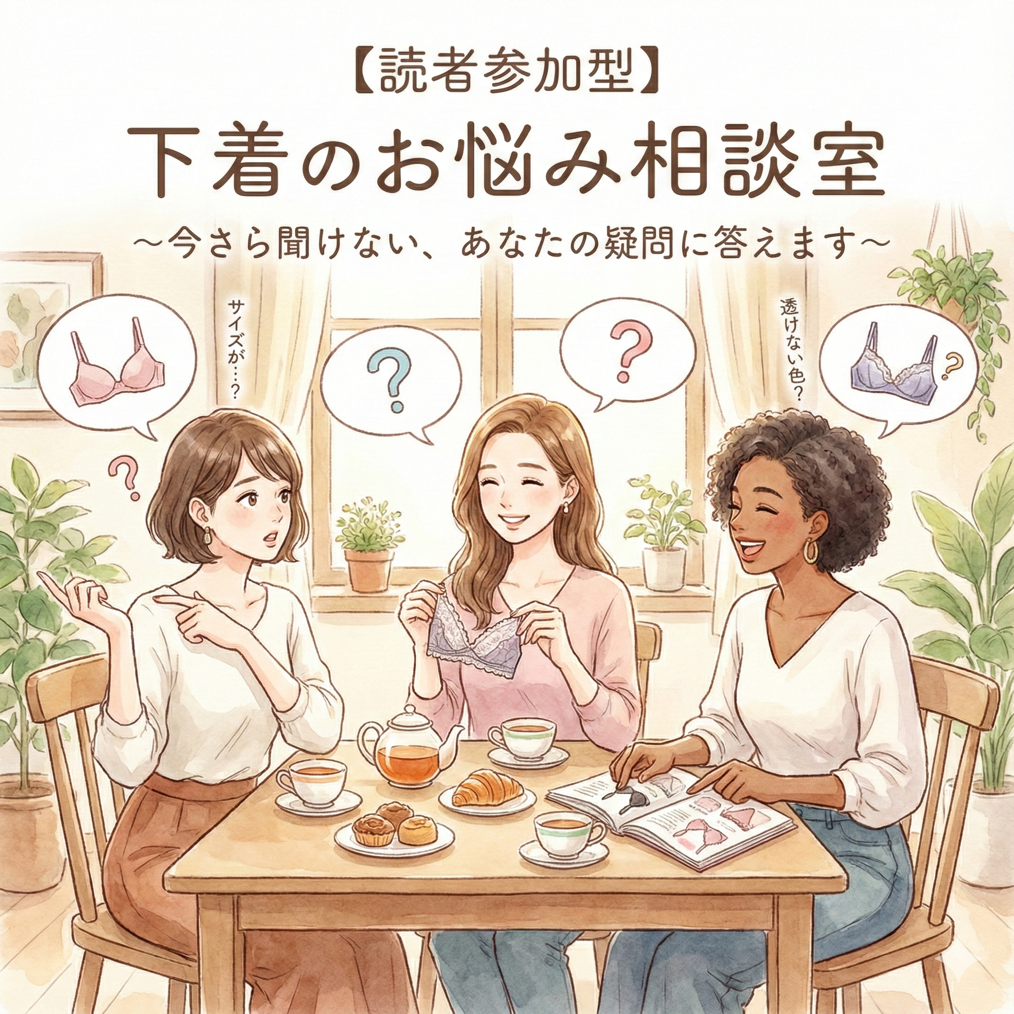 【読者参加型】下着のお悩み相談室 ～今さら聞けない、あなたの疑問に答えます～