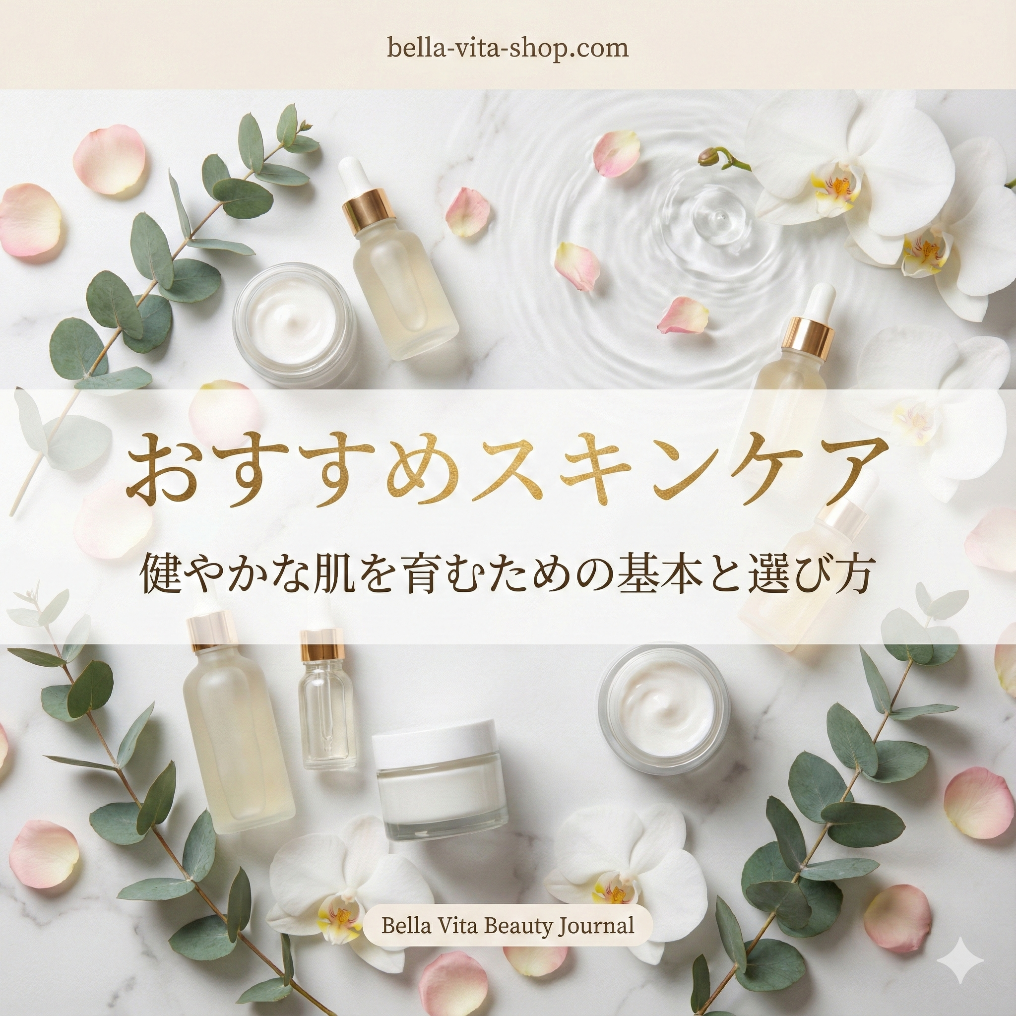 おすすめスキンケア：健やかな肌を育むための基本と選び方
