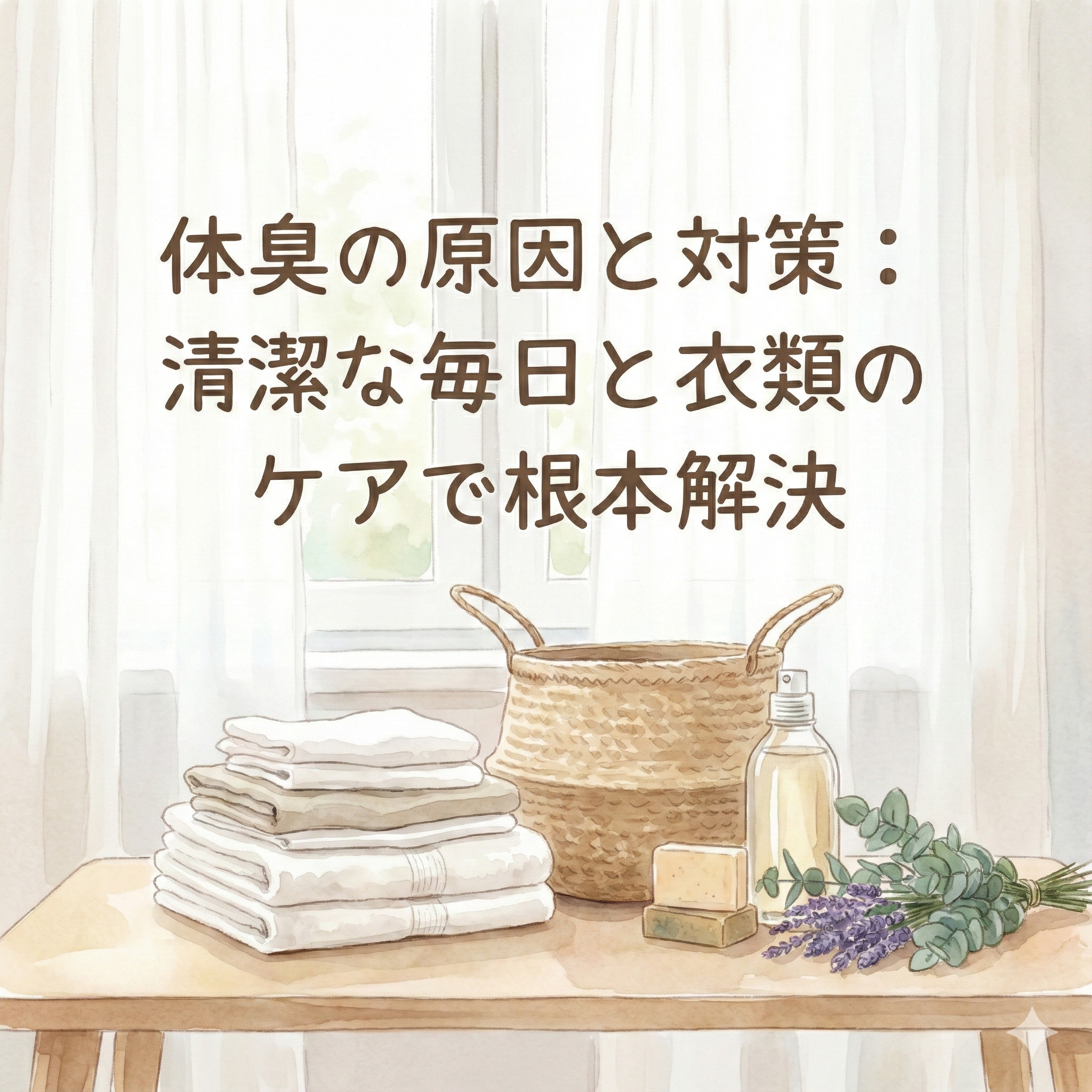 体臭の原因と対策：清潔な毎日と衣類のケアで根本解決